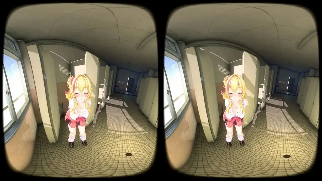 【4KVR 3Dエロアニメ】真昼に白濁を注いで 〜トイレでギャルとどすけべえっち〜【園原あいり】【VRデバイス用】 サンプル画像 3枚目